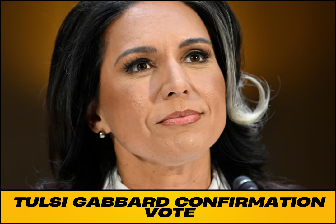 Tulsi Gabbard Advances to Senate Confirmation Vote as Director of National Intelligence.